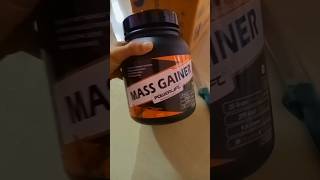 mass gainer Wight develop o no😱💯💯👍💪reels viralvideo gym fitness trending [upl. by Adnohsel965]