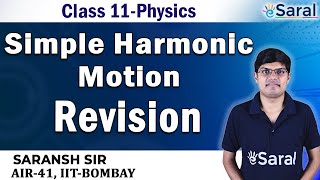 Simple Harmonic Motion SHM Revision Physics Class 11 JEE NEET [upl. by Elysia]