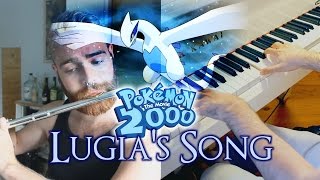 Lugias Song Pokémon 2000 2016 ver  Flute amp Piano cover ft stahrmie [upl. by Adler401]