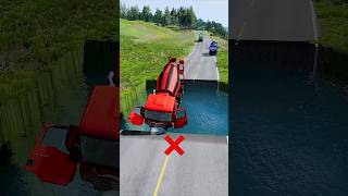 Mixer truck vs water pit 3beamng BeamNG drive  carsvswater truckvswater carsvsdeepwater [upl. by Oaoj]