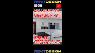 Revit Casework Creating Shelves Shorts [upl. by Tutankhamen]