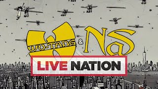 WuTang Clan amp Nas  NY State Of Mind Tour  Live Nation UK [upl. by Nylanej]