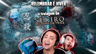 RELEMBRAR É VIVER A MAIOR TROLADA DE TODOS OS JOGOS  STREAMERS VS GUARDIAO PRIMATA SEKIRO [upl. by Ain]