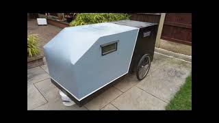 How To Build A Bike Trailer amp Camper To Sleep In [upl. by Ollopa867]