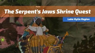 The Serpents Jaws Shrine Quest  The Legend of Zelda Breath of the Wild [upl. by Eeldivad130]