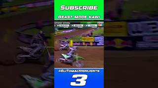 Eli Tomac going full Beast Mode  Kawasaki Edition elitomac motocross supercross [upl. by Daile]