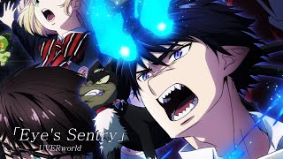 Ao no Exorcist Season 3 Opening Full『UVERworld  Eyes Sentry』JPROM Lyrics [upl. by Etteb]