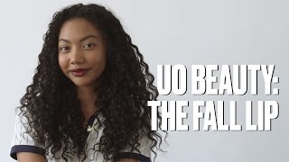 Fall Lip Tutorial With Asia Jackson— UO Beauty [upl. by Neirb]