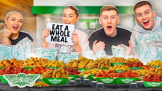 Last to STOP Eating WINGSTOP Wins £1000  Challenge VS YOUTUBERS [upl. by Normie]