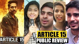 Article 15 Movie Public Honest Review I Ayushmann Khurrana Anubhav Sinha I HIT Or FLOP [upl. by Wichman916]