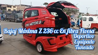 TORITO BAJAJ MAXIMA Z 236CC en fibra FIVESA TUNING [upl. by Eerahc]