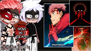 Jujutsu Sorcerers React To Itadori Yuji Villain Itadori  Jujutsu Kaisen  JJK  Shinjuku Showdown [upl. by Imhsar314]