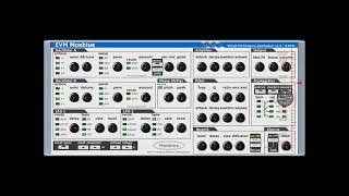 Moebius Free Synthesiser  Sound Demo [upl. by Yerkovich]