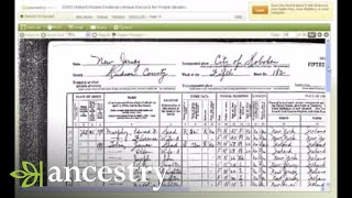 Exploring US Census Records  Ancestry [upl. by Ploss]