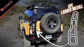 Upgrade Your Defender L663 Lucky8 CFE Rear Ladder Installation Walkthrough [upl. by Ellenehs]