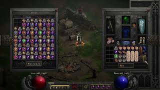 Diablo 2 Resurrected  Crafting 50 Terror Zone Amulets [upl. by Honor]