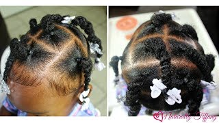 How I moisturize and style my 1 year olds type 4B4C Hair [upl. by Arima]