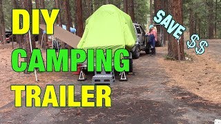 Best Upgrade for my Teardrop  A Side Entrance Tent [upl. by Adigun474]