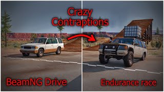 Can You Survive BeamNGdrive Endurance Test with Random Parts [upl. by Koressa519]