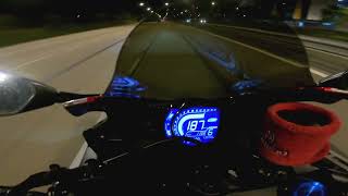 Honda CBR250RR SP Launch Control Top Speed Full Run with ECU Aracer [upl. by Carolann958]