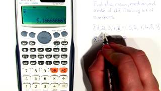 How to find mean median and mode on your calculator LSM 1003 [upl. by Coucher797]