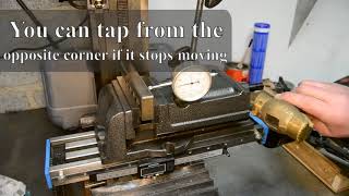 Clocking or dialling in a vice to the milling machine [upl. by Jillian]