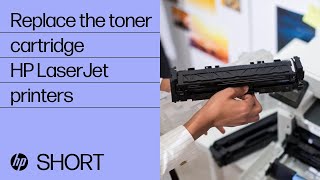 Replace the toner cartridge on HP LaserJet printers  HP Support [upl. by Noislla]