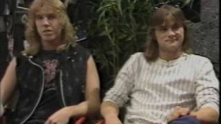 Flotsam and Jetsam 1988 Interview 106 of 100 Interview Series [upl. by Clie758]