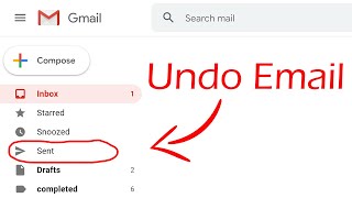 How To Recall A Message In Gmail Thats Already Sent [upl. by Gaelan]