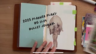 2025 Planner Plans B6 Slim Bullet Journal [upl. by Kcirej145]