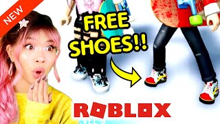 HOW TO GET FREE SHOES in ROBLOX VaNS wORLD REACTION [upl. by Mcallister676]