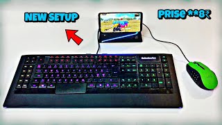 New Setup 2024😳 full with Keyboard and mouse in mobile📱setup minecraft viral [upl. by Gautious]