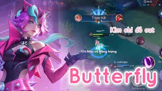 Butterfly tích 2 ulti nhảy liên tục xé loz Ad  Build đồ đi rừng siêu nhiều dame tayliênquânmobile [upl. by Hnid]