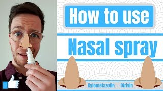 How and When to use Nasal Spray Otrivin Xylometazolin  For Patients [upl. by Nwahsal181]