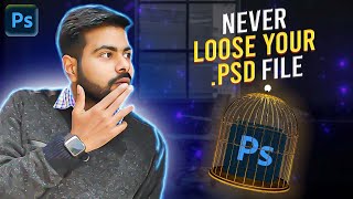 How to Recover Photoshop File  After Crash  Quick Tutorial [upl. by Vassell]