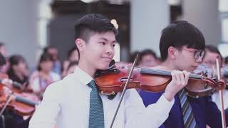 香港青少年管弦樂團 MYO 2016 Flash Mob  Hong Kong International Airport Official [upl. by Dewayne]