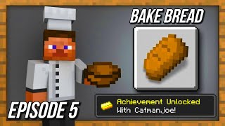 Minecraft  Bake Bread  Achievement Guide  Episode 5 [upl. by Ailahtan]