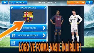 DREAM LEAGUE SOCCER 2019 LOGO VE FORMA NASIL İNDİRİLİR [upl. by Elbam75]