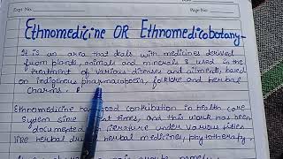 What is Ethnomedicinewhat is EthnomedicobotanyTwo main groups Traditional amp tribal system medicine [upl. by Okemak]