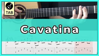 TAB CavatinaThe Deer Hunter guitar [upl. by Relluf]