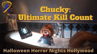 Chucky Ultimate Kill Count Haunted House at Halloween Horror Nights Hollywood 2023 [upl. by Ennaid]