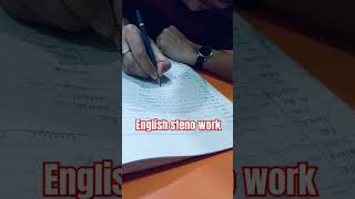 english steno work [upl. by Ielerol]