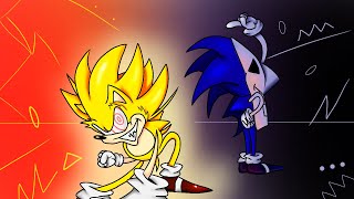 Fleetway Sonic Vs Majin Sonic COMPLETE [upl. by Nadda72]