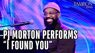 PJ Morton Performs “I Found You” on “Tamron Hall” [upl. by Naujit263]