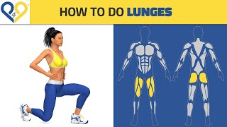 How To do Lunges [upl. by Nonez]