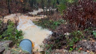 Eufaula 2” of Rain in 10 minutes November 04 2024 [upl. by Sofko]