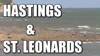 Hastings amp St Leonards in East Sussex  English beach fishing venues South Coast England Britain [upl. by Lehet441]