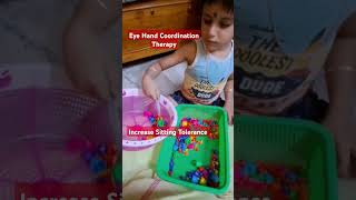 Eye Hand Coordination Activity for Autism l Occupational Therapy for Autism at Home  familymatters [upl. by Ferriter431]