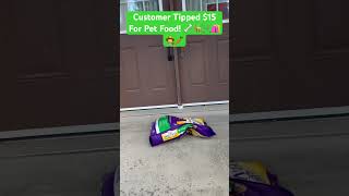 Instacart Customer Tipped 15 For Pet Food 🦴🦮🧑‍🌾🥕🛒🛍️🚗 shorts petsmart shoppingvlog [upl. by Arissa]