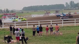 Melfort Demolition Derby July 21 2024 Heat 2 [upl. by Eniruam]